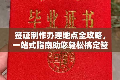 平舆签证制作办理地点全攻略，一站式指南助您轻松搞定签证